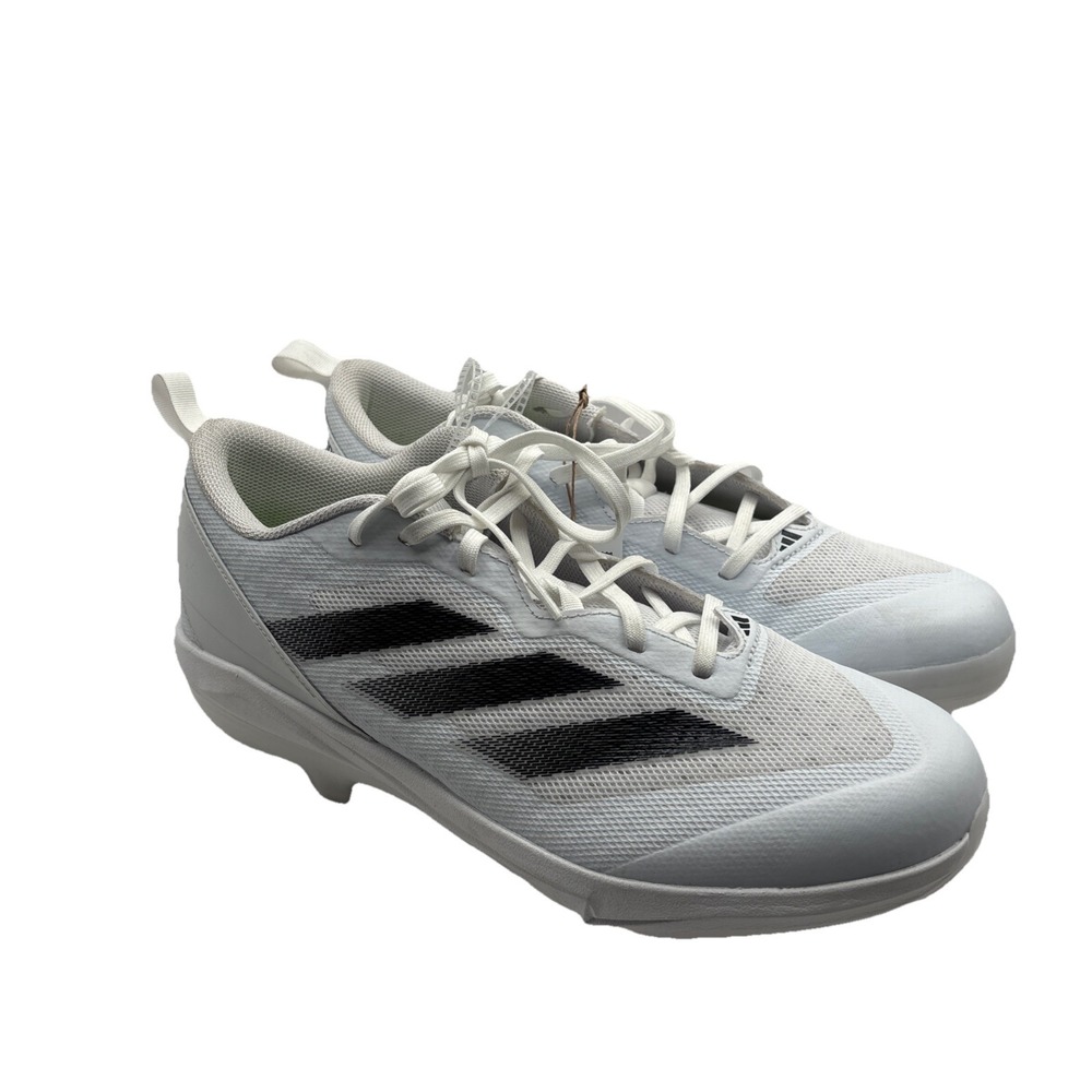 Adidas Adizero Instinct TP Womens Size 12 White Black Softball Cleats IF3363